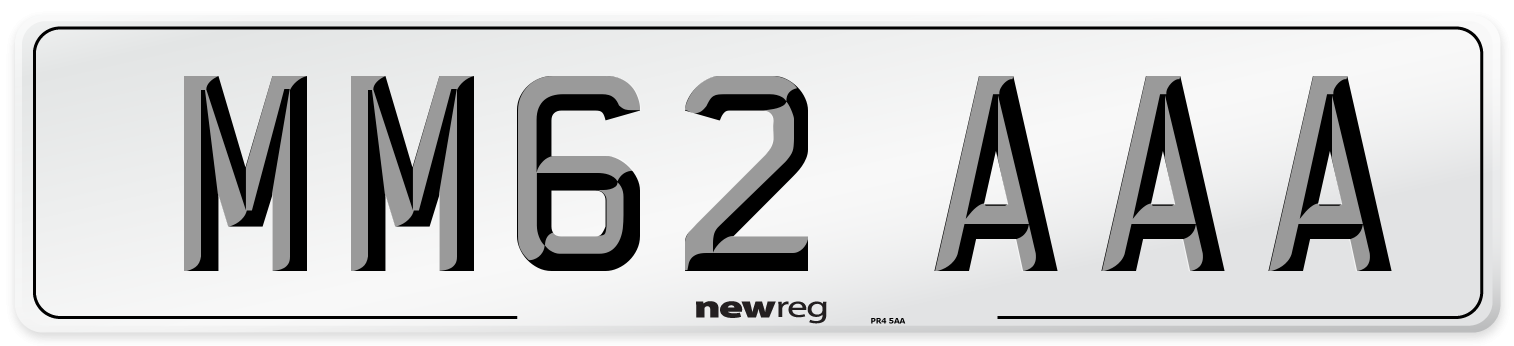 MM62 AAA Number Plate from New Reg